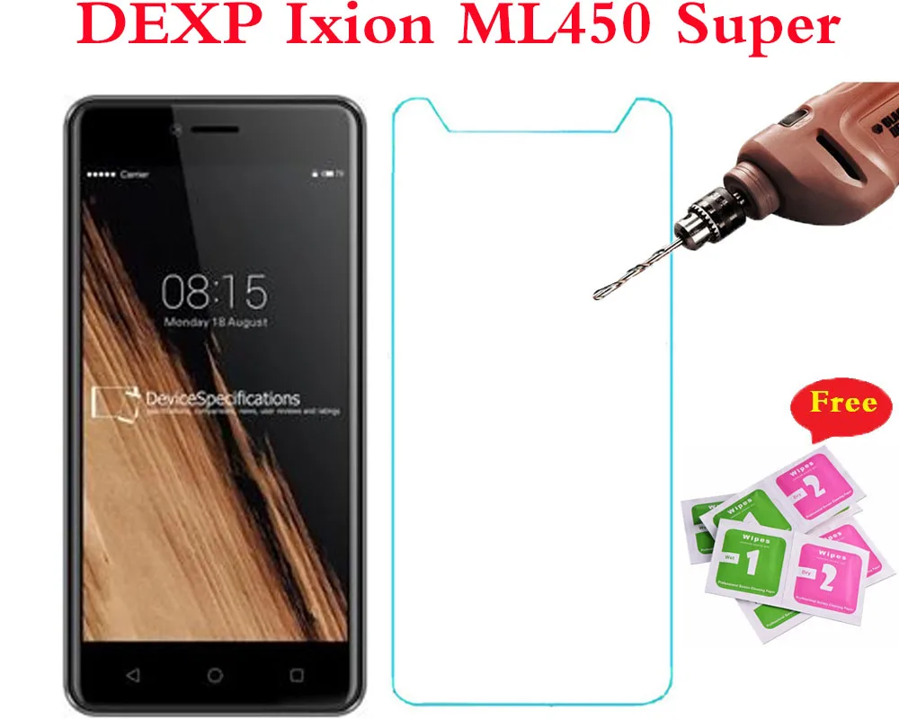 

Tempered Glass For DEXP Ixion B145 Explosion-proof Protective Front Film Screen Protector For DEXP Ixion Z155 ML450 Super Force