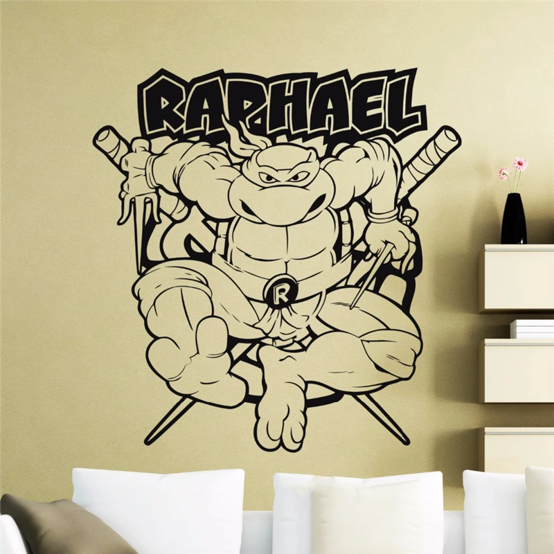 Comics Art cartoon characters Teenage Mutant Ninja Turtles Wall Decal Sticker home decoration