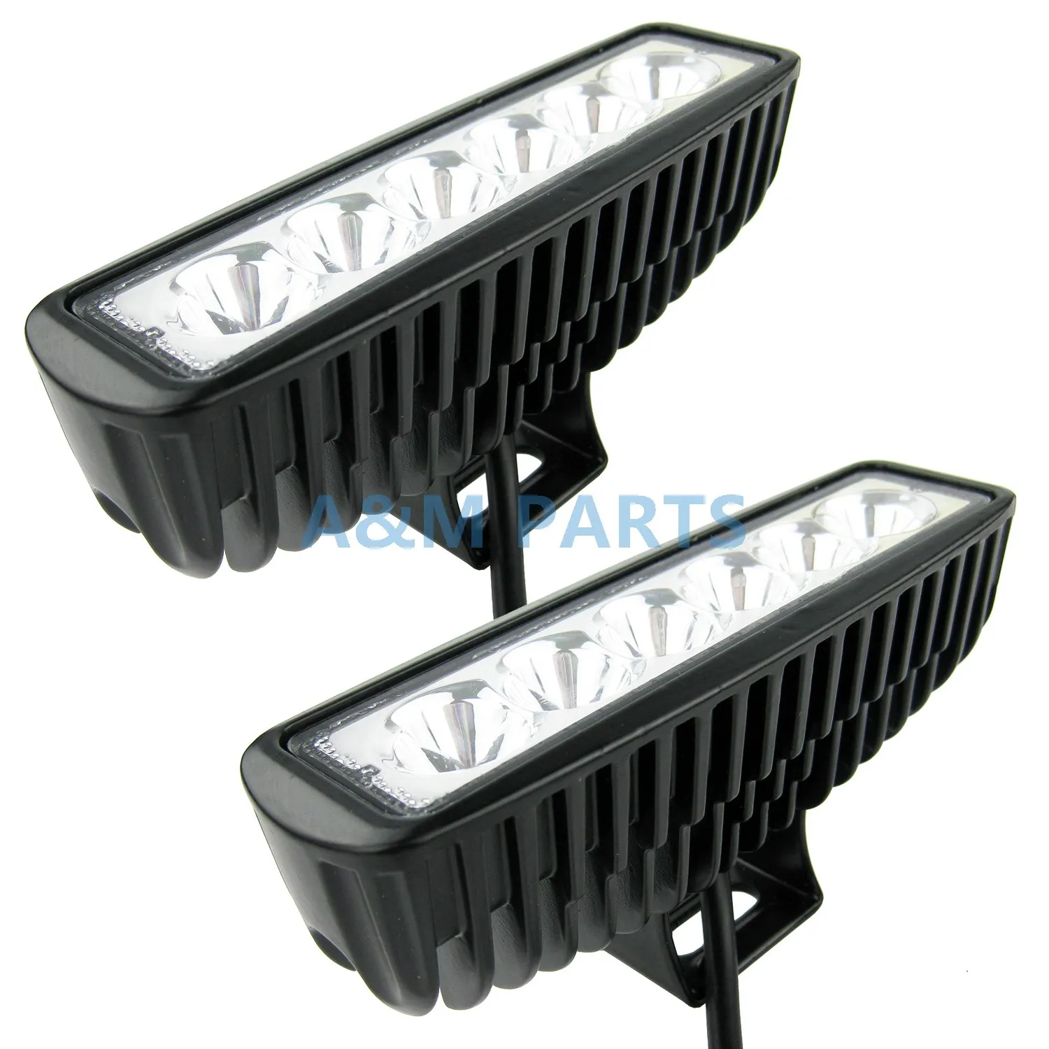 

2 x 18W LED Spot Light Bar Work Lamp Marine Boat Car Truck SUV ATV offroad Light