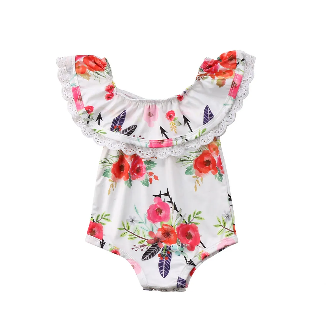 Inflant Toddler Newborn Baby Girls Bodysuits Sleeveless Summer Girl ...