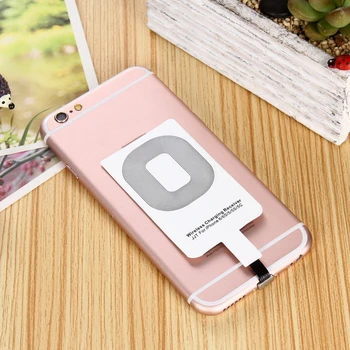 

High Quality Fast Speed Qi Standard Wireless Charger Adapter Receptor Charging Pad Receiver Chip For iPhone 5 5s 6 6s 7 7Plus