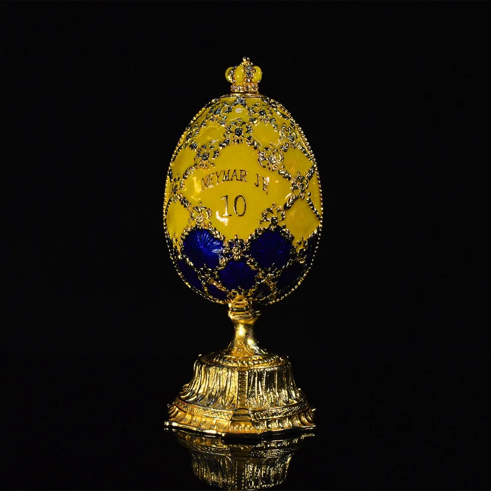 QIFU Новое поступление Россия футбольный стиль faberge яйцо для дома deocr