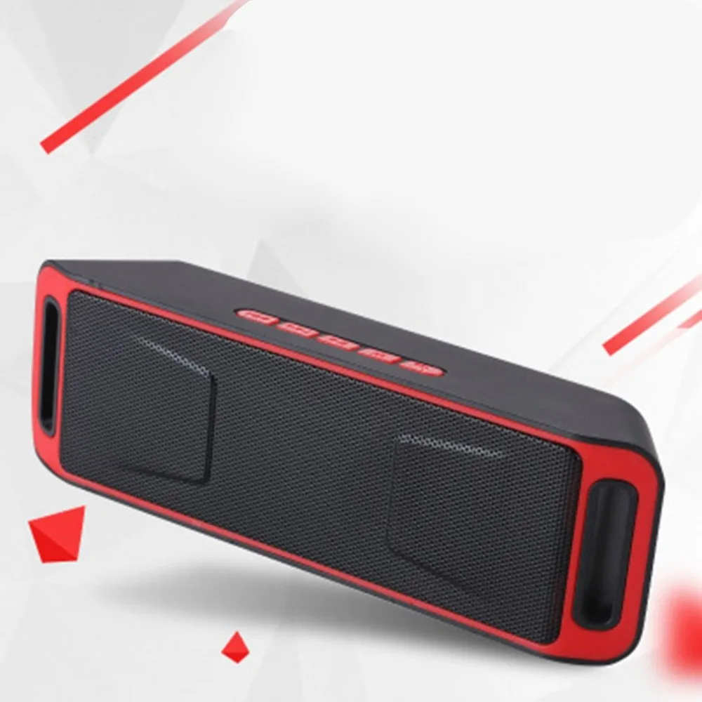 Портативный Bluetooth 5 1 динамик стерео сабвуфер колонки USB mp3 TF FM радио встроенный