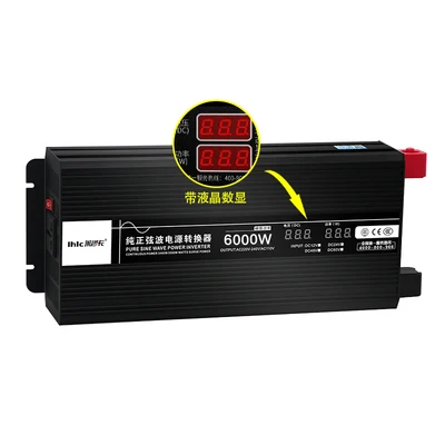 4000W5000W чистая Синусоидальная волна инвертор 12V24V до 220В Автомобильный Солнечный
