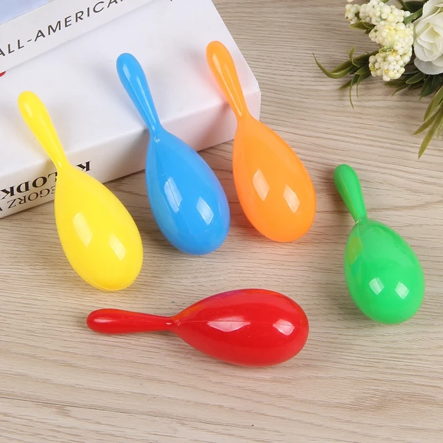 24 Neon Maracas,Bright And Colorful Party,New Year Party Noise Maker,4 Inch Neon Maracas-Mexican Carnival,Luau Party Or Classr 3