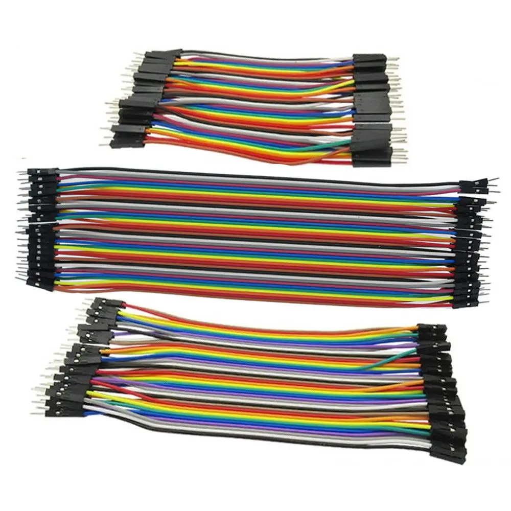 40pcs 30CM 2.54mm Dupont Cable Female To Female For Arduino DIY KIT Row Breadboard Jumper Wires Cables Line Connector Electronic (6)