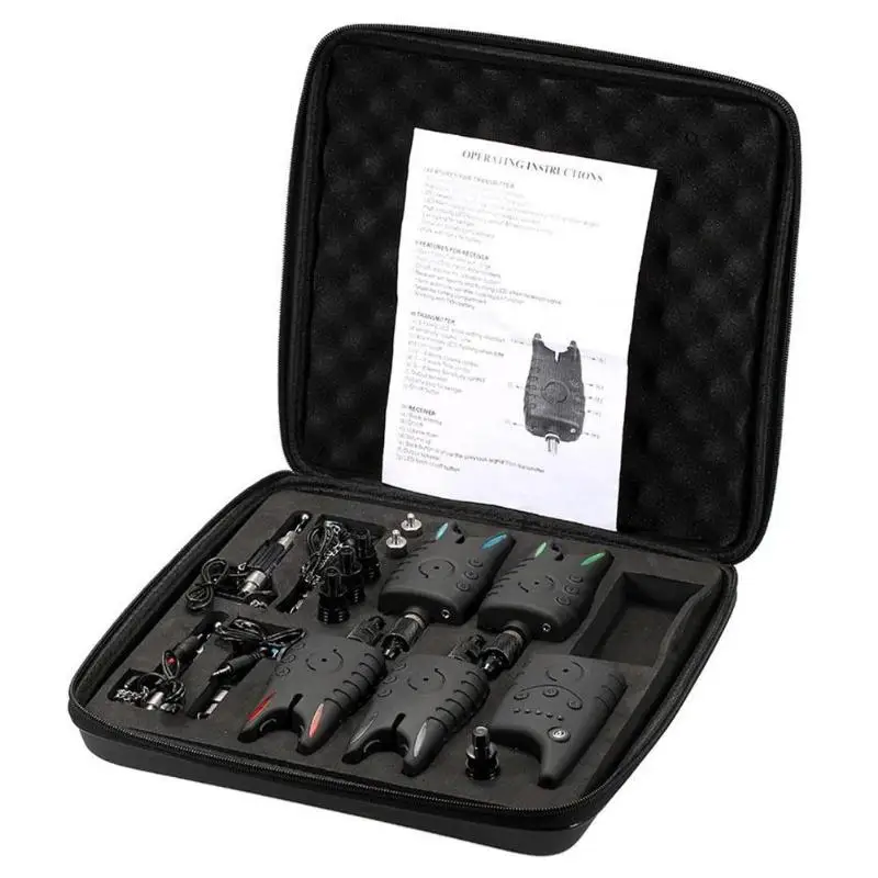  1/Set Fishing Multivariate Function Tools Portable JY-57-SWK Fishing Bite Alarm Set Sensitivity Ale