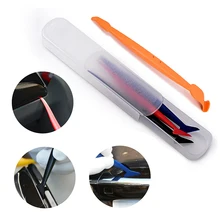 4 шт. набор автомобильных наклеек угловой декорированный скребок для окон автомобиля прокладка микро Ракель тонированный винил твердость обёрточная установка набор инструментов