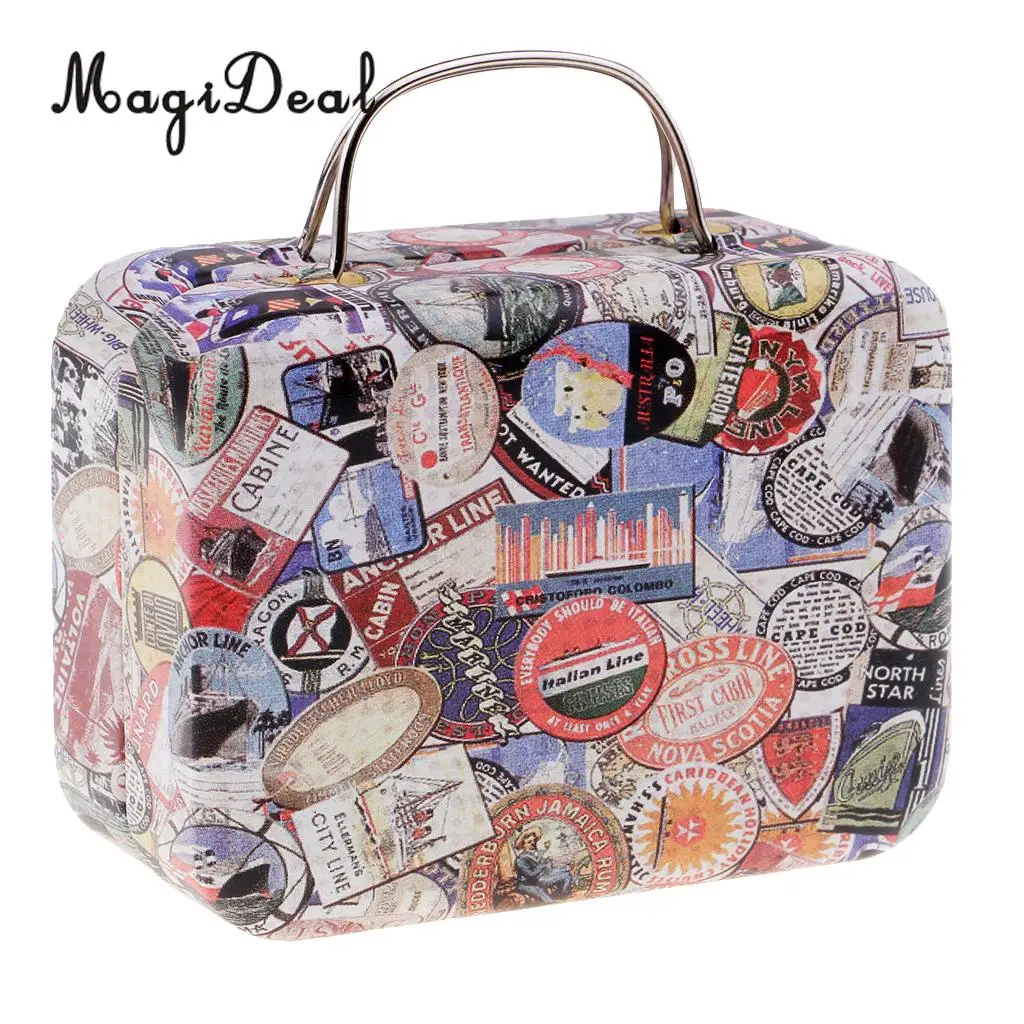 MagiDeal Play 'Innocent' Luggage Suitcase Wind-up Miniature Music Box for Girls Christmas Gift