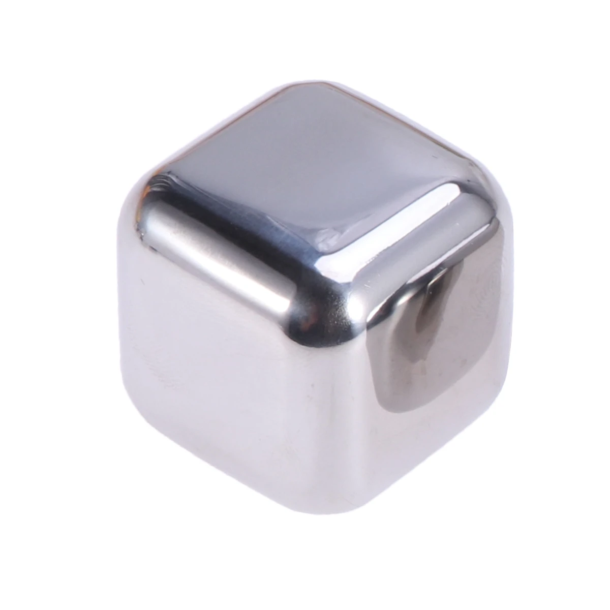 

1pcs Stainless Steel Reusable Ice Cubes Chilling Stones Rocks Red Wine Cooler Quick-frozen Ice Particles