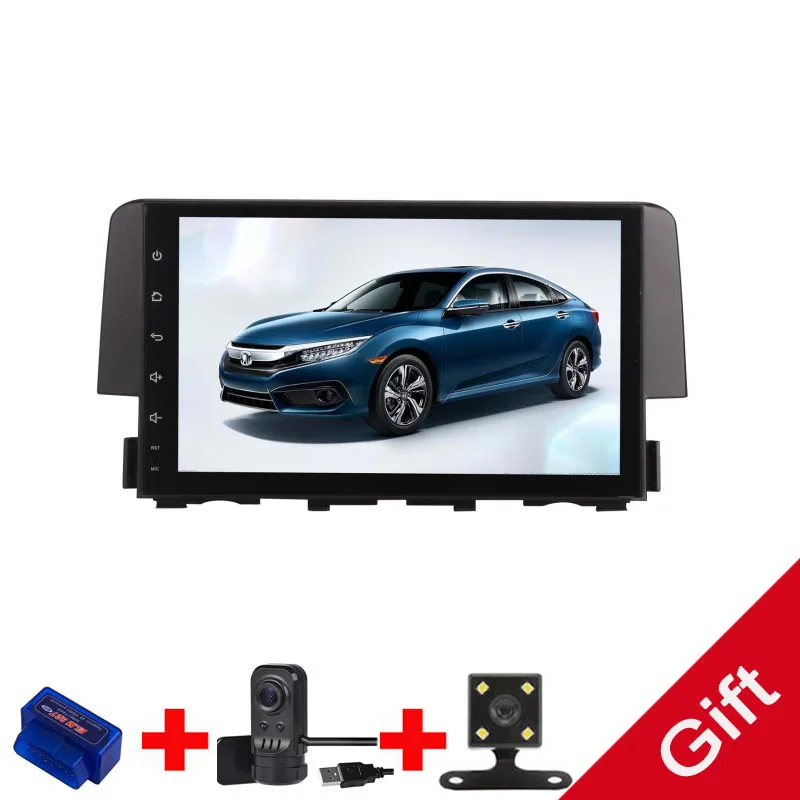 

Android 8.1/8.0 Octa Core PX5/PX30 Fit HONDA CIVIC 2016- 2019 Car DVD Player Navigation GPS Radio