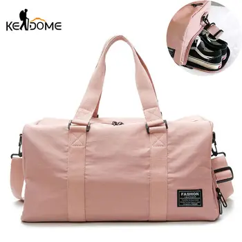 

Sports Gym Bag Women Fitness Yoga Bags Male Nylon Shoulder Handbags Summer Swimming with Shoes Storage Shoulder Tas 2019 XA757WD
