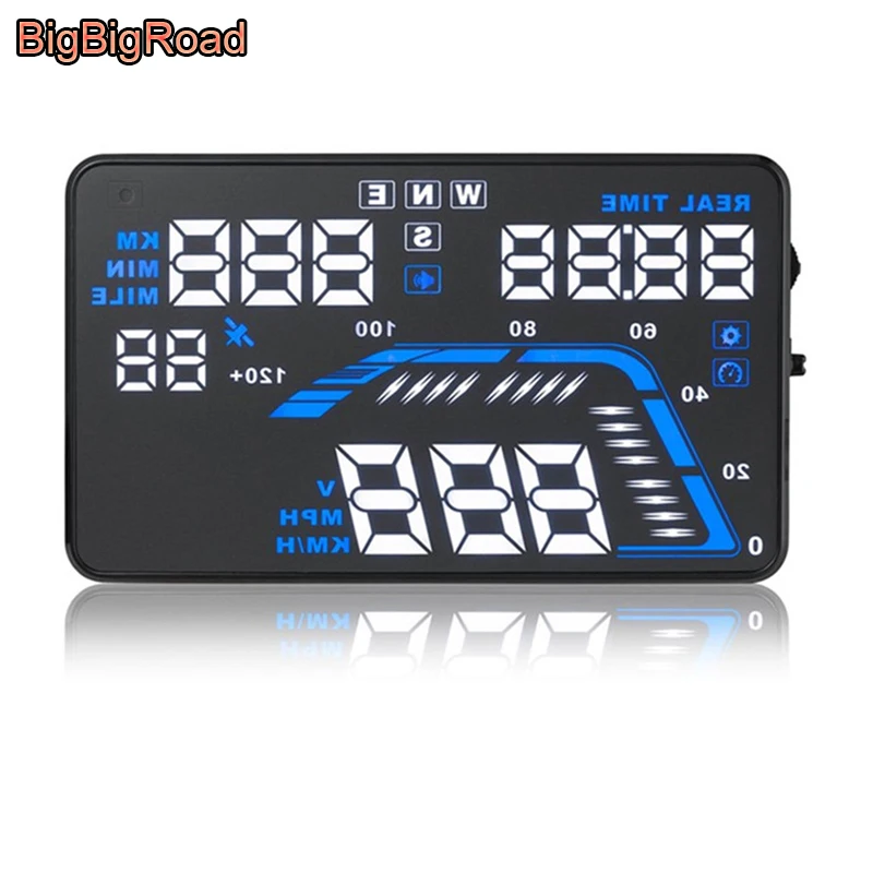 BigBigRoad ڵ GPS HUD  ÷,  ,  ð ,  ӵ  Ÿ  , 5.5 ġ