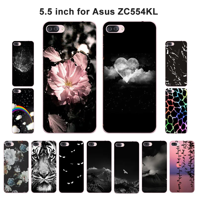 

For Asus Zenfone 4 Max ZC554KL Case 5.5 Monten Painted Soft TPU Cover For Asus ZC554KL ZC 554KL Silicone Phone Shell