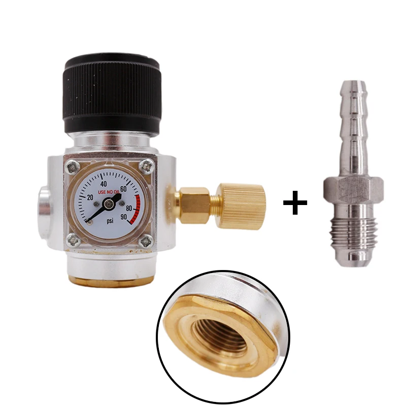 5 8 18unf 自作 Co2 ミニガスレギュレータ 0 90 Psi ビール Kegging 機器 Aliexpress ホーム ガーデン