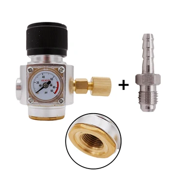 

5/8-18UNF Homebrew CO2 Mini Gas Regulator 0 ~ 90 psi Beer Kegging Equipment