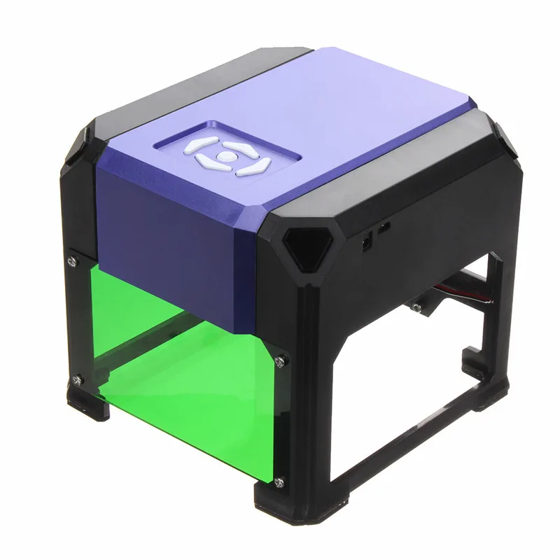 Desktop Laser Engraver Machine 1500mW USB DIY Logo Mark Printer Cutter CNC Laser Carving Machine 80x80mm
