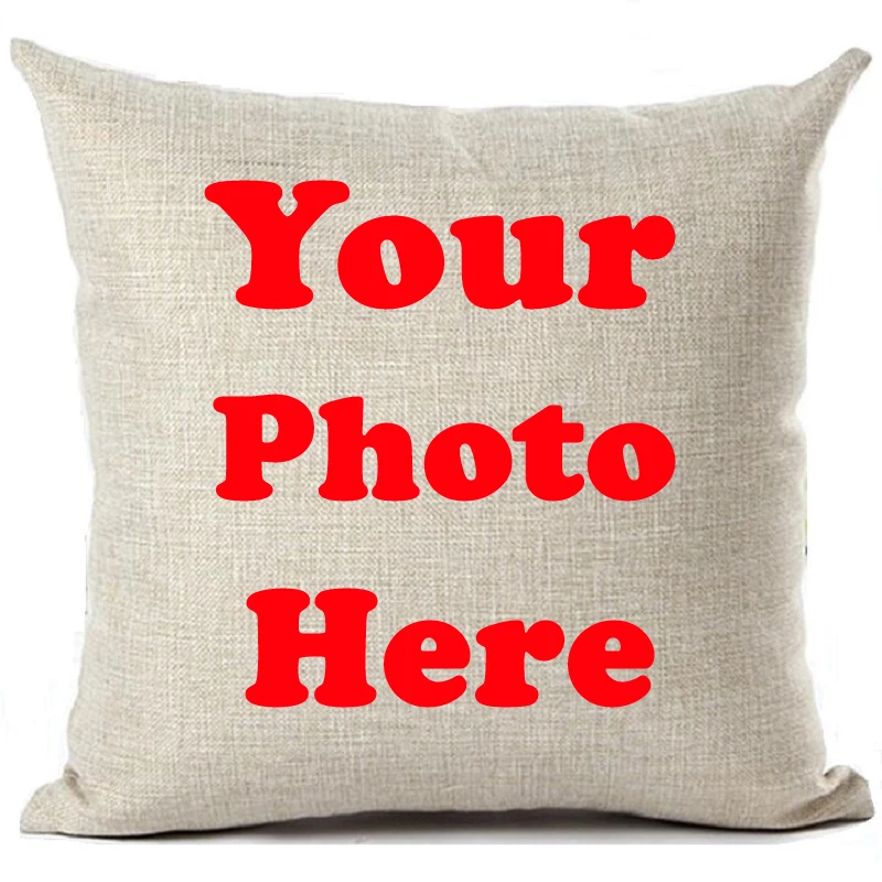 

Cushion Cover Personalised Custom Cushion Printed Pillow Cover Home Decoration Pillowcase Car Sofa Throw Pillows Gift Wholesale