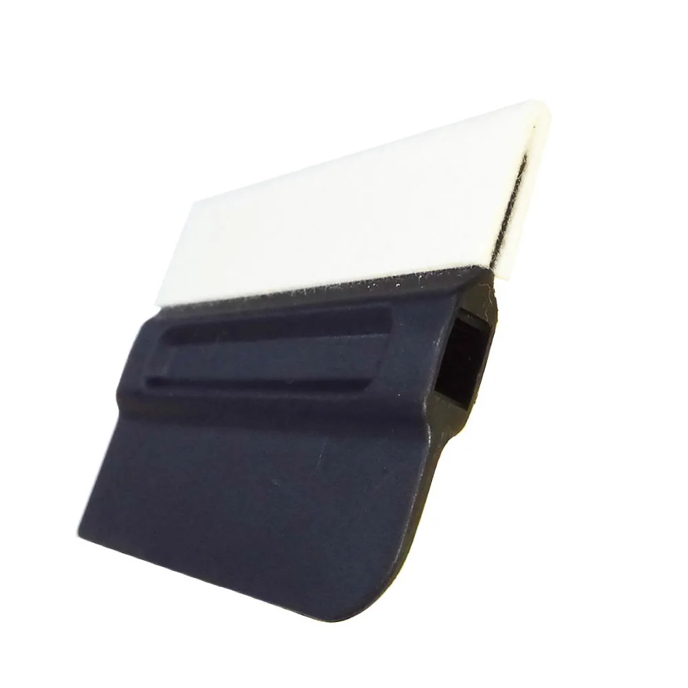 2pcs Car Body Glass Film Sticker Styling Scraper Without Magnet Automobile Window Tint Vinyl Wrapping 4 Inch Wool Squeegee 2A09B