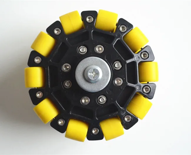 125mm Omni Directional Wheels 125mm w/ Coupling 6mm Bore for Mobile