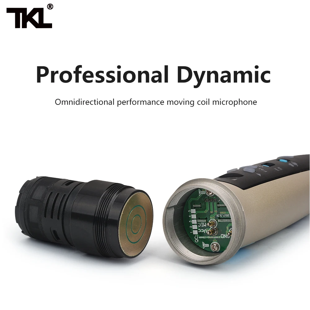 TKL MIC100 Wireless car Karaoke microphone FM