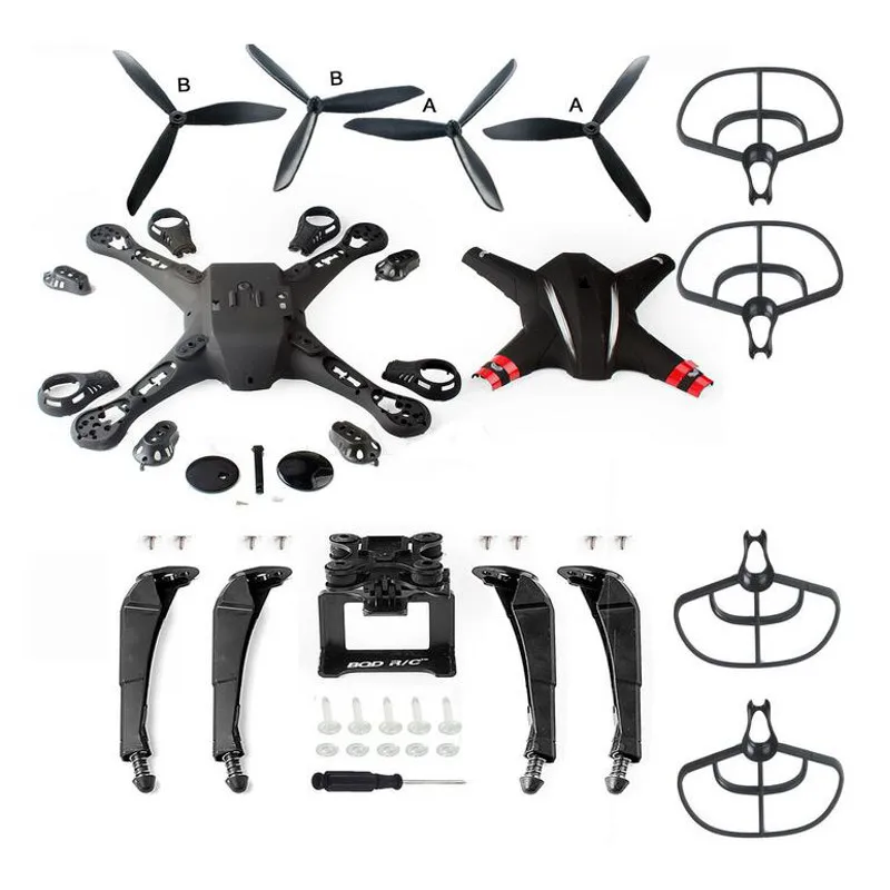 

Hot Sale Body Cover Shell Spring Landing Gear Propellers Prop Guards Protection Set for BAYANGTOYS X21 Drone Good Parts Accs