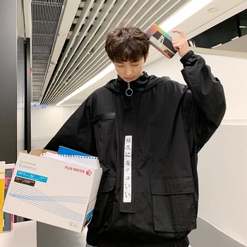 

2019 Spring And Summer New Loose Version Of The Port Wind Harajuku Student Couple Men's Cotton Casual Jacket Streetwear