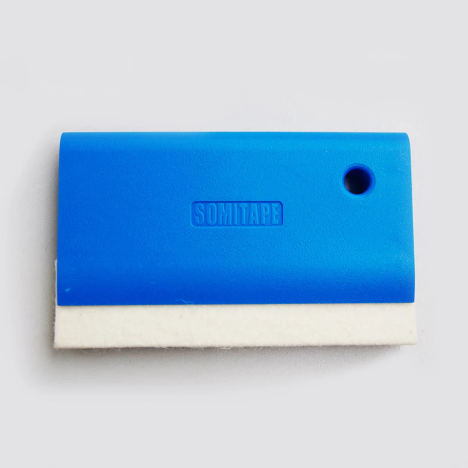 

latest professional window tint tool high quality wool 3m squeegee with palstics handle for chrome vinyl wrapping MX-101