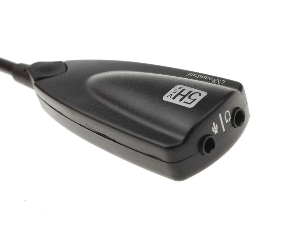 New Arrival 5HV2 External USB Sound Card Channel USB To 3D CH