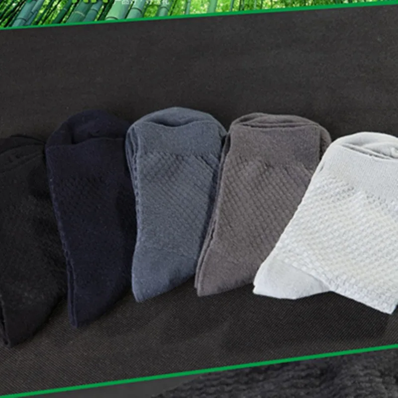 

Men Socks Casual Summer Style Breathable Brand Bamboo Fiber Breathable Socks Mens Dress Socks dropshipping wholesale 1 Pairs