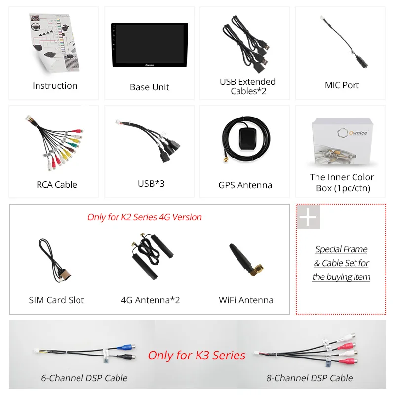 Sale Ownice K1 K2 K3 8 Core Car Android 9.0 2GB+32GB GPS radio navigation for Chevrolet Sail 2015 2016 2017 2018 autoradio DH236 5