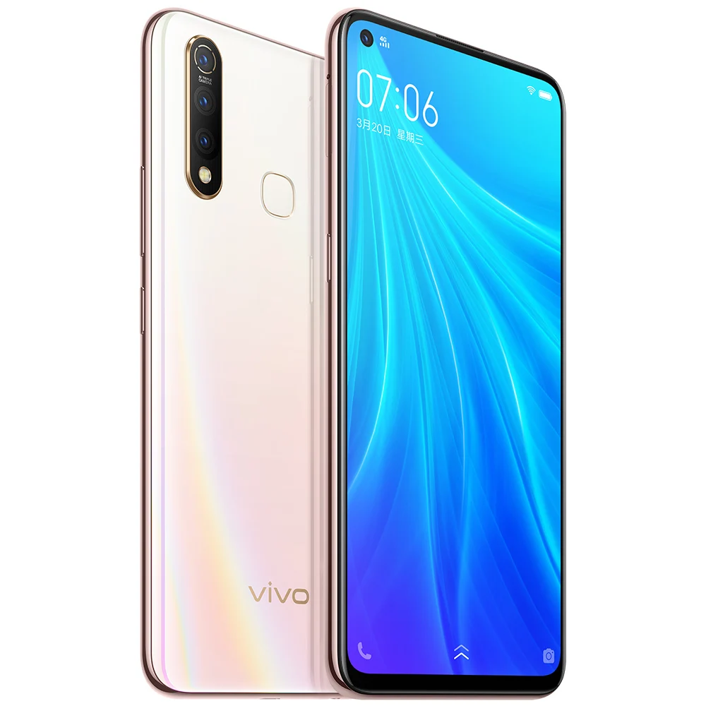 

vivo Z5x Mobile Phone 6G 128G Snapdragon710 Octa Core Android 9.0 6.53”Screen 5000mAh Battery 18W SuperVOOC Smartphone