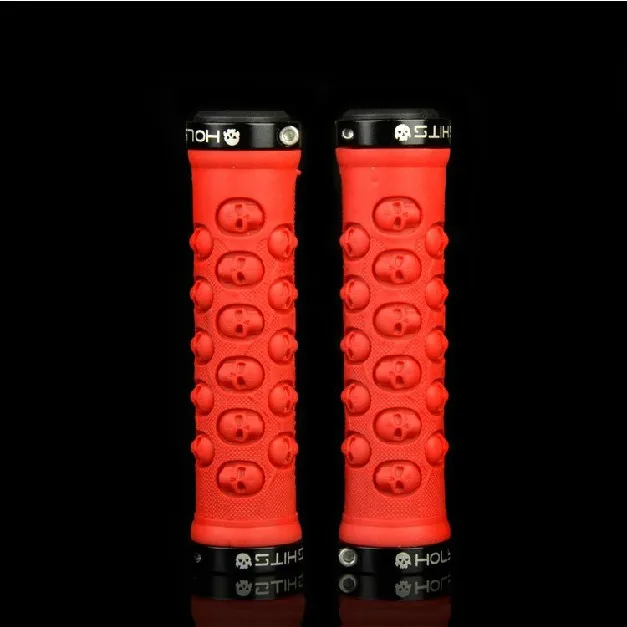 Ручка для велосипеда MTB ручки анти скольжения ручка резиновая с двойным замком