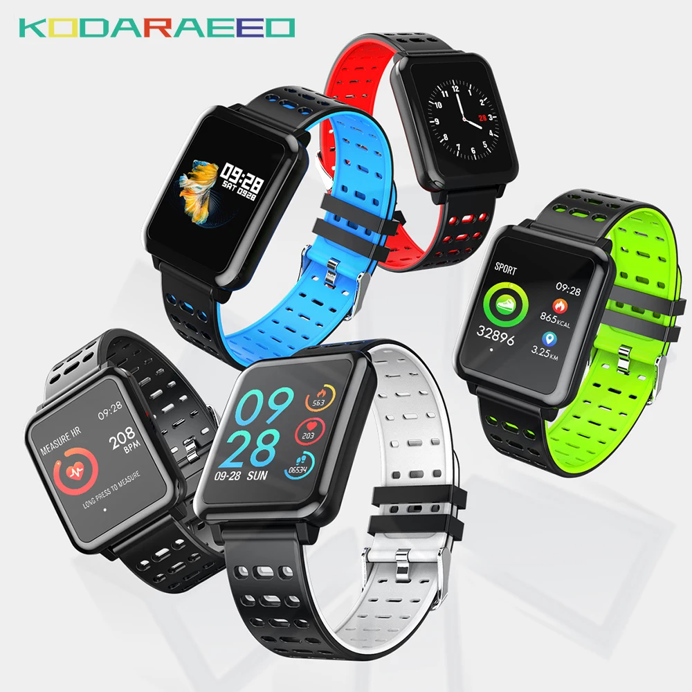 

T2 Smart Watch Blood Pressure Heart Rate Monitor Stopwatch Sports Tracker Smartwatch IP67 for IOS Android Watches Men Women