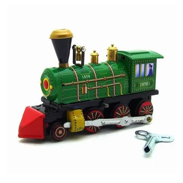 Classic Collectible Vintage Clockwork Wind Up Steam train Photography