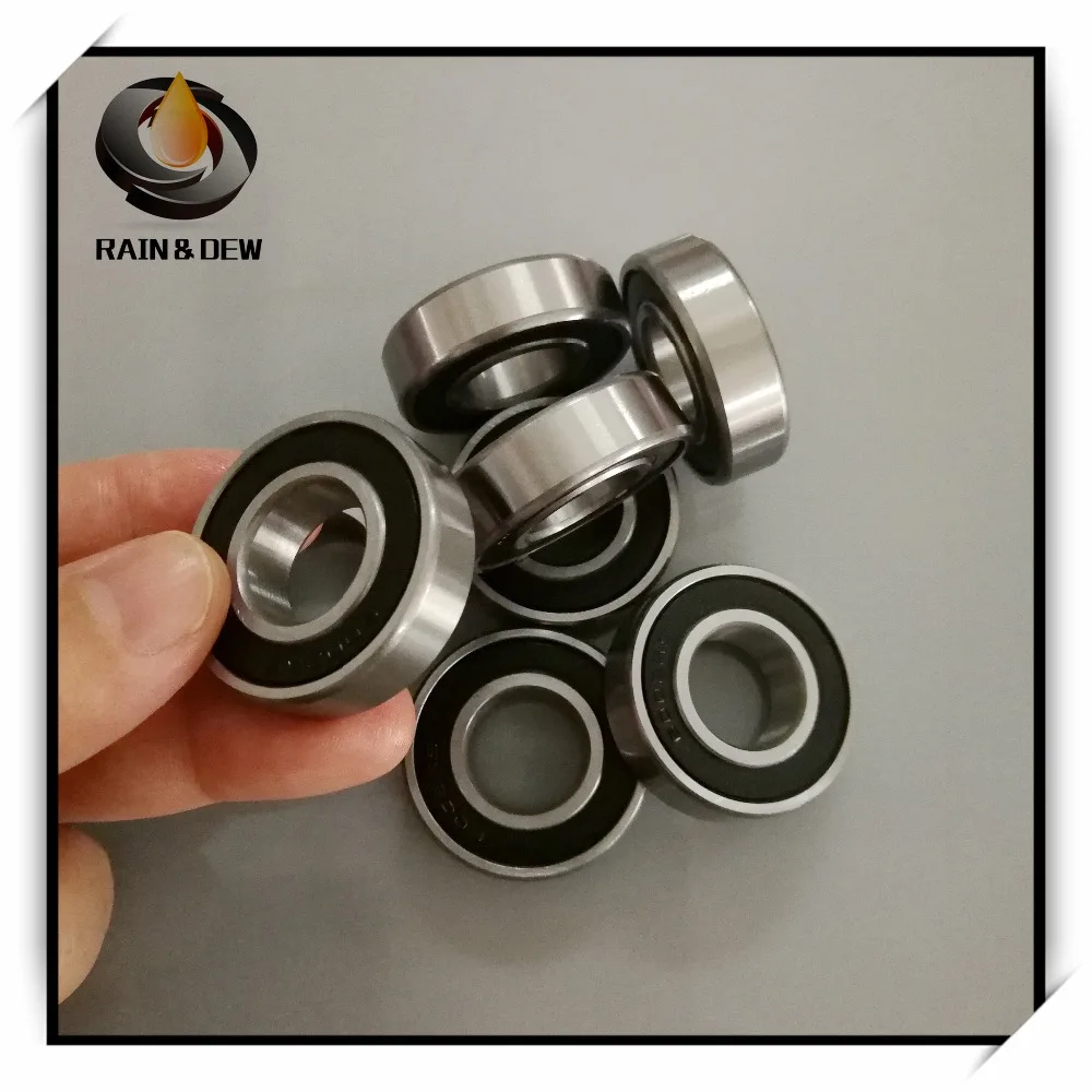 6901RS QTY 5 6901-2RS HYBRID CERAMIC Si3N4 Ball Bearing 12x24x6 mm Black
