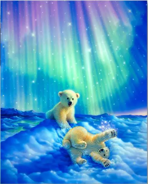 Full Square/Round Drill 5D DIY Diamond Painting &quotPolar bear baby&quot 3D Embroidery Cross Stitch Mosaic Rhinestone Home Decor | Дом и сад