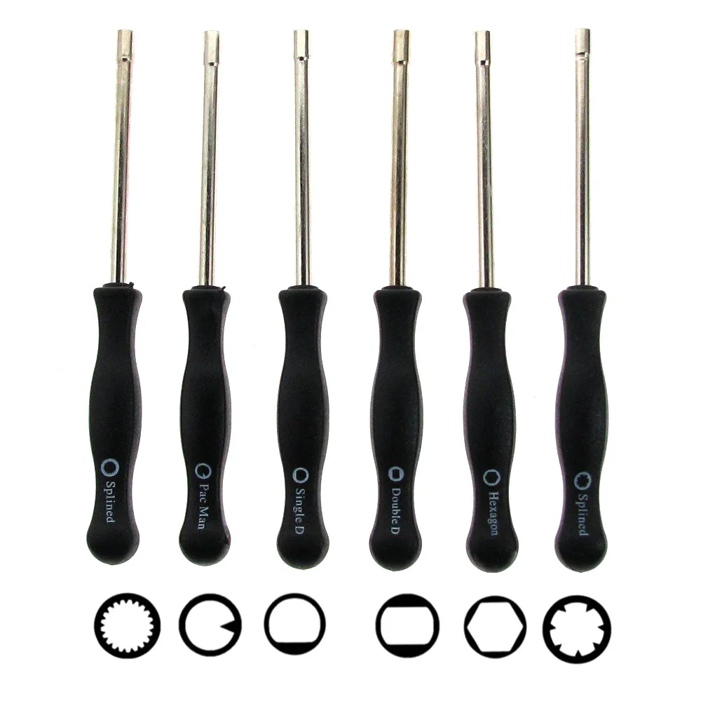 6Pcs Screwdriver set Carburetor Adjustment Tool Pac Man Single D Double