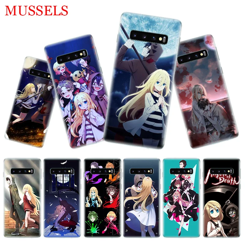

Angels of Death Cartoon Phone Case for Samsung Galaxy S10 Plus S10E Lite A50 A70 A30 A10 A20E M20 M10 A20 A80 A40 Cover