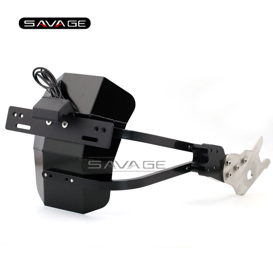 

For KAWASAKI Z800 2013 2014 2015 2016 Motorcycle CNC Aluminum Mudguard Rear Fender Bracket License Plate Holder Light