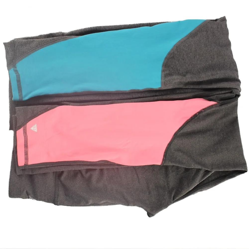 B.BANG Women Sport Leggings Elastic Patchwork Pants for Running Gym Fitness Dry Quick Workout Capris pantalones mujer