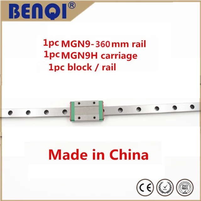 Blocco Lineare MGN9H - Guida Lineare Per CNC Fai Da Te, Macchine XYZ, Alta Precisione - Foto 2