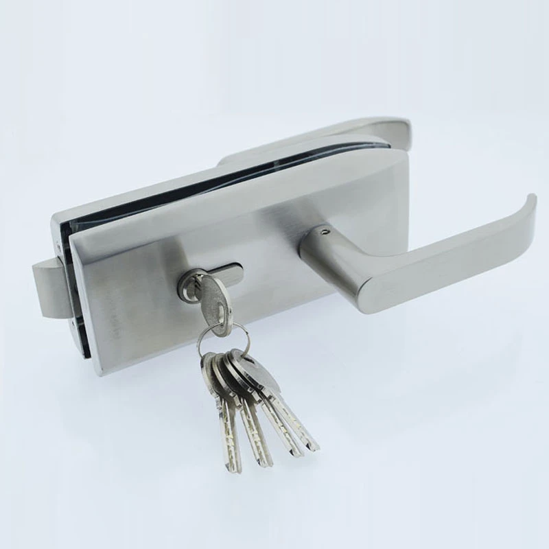 10 15mm Glass Door Lock Stainless Steel Sliding Handle Door Lock For Glass Office Bathroom Bedroom Balcony Home Security Locks Aliexpress