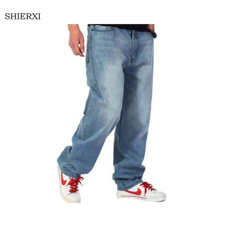 

2017 New Men jeans denim casual loose jeans big size 30-46 free shipping
