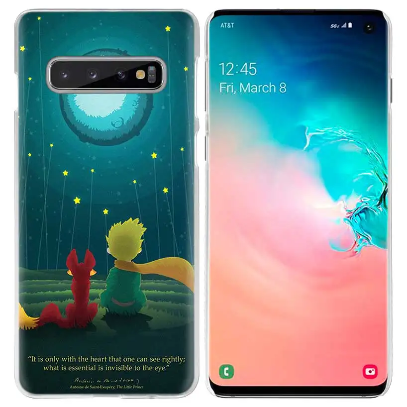 С принтом «Маленький принц», чехол для samsung Galaxy S10 5G S10e S9 S8 M30 M20 M10 J4 J6 плюс J8 Note 8 9 прозрачный жесткий чехол из ПК для телефона