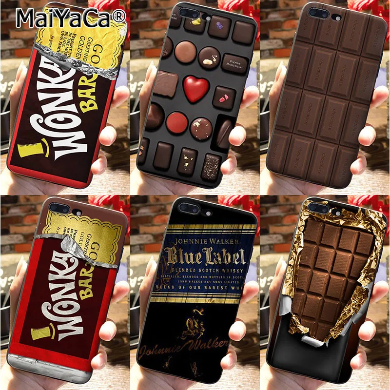 Чехол для телефона MaiYaCa для iPhone 7 8plus 5 5S SE X XS XR XSmax чехол Willy Wonka Bar с золотым билетом сладкий Шоколадный Бар