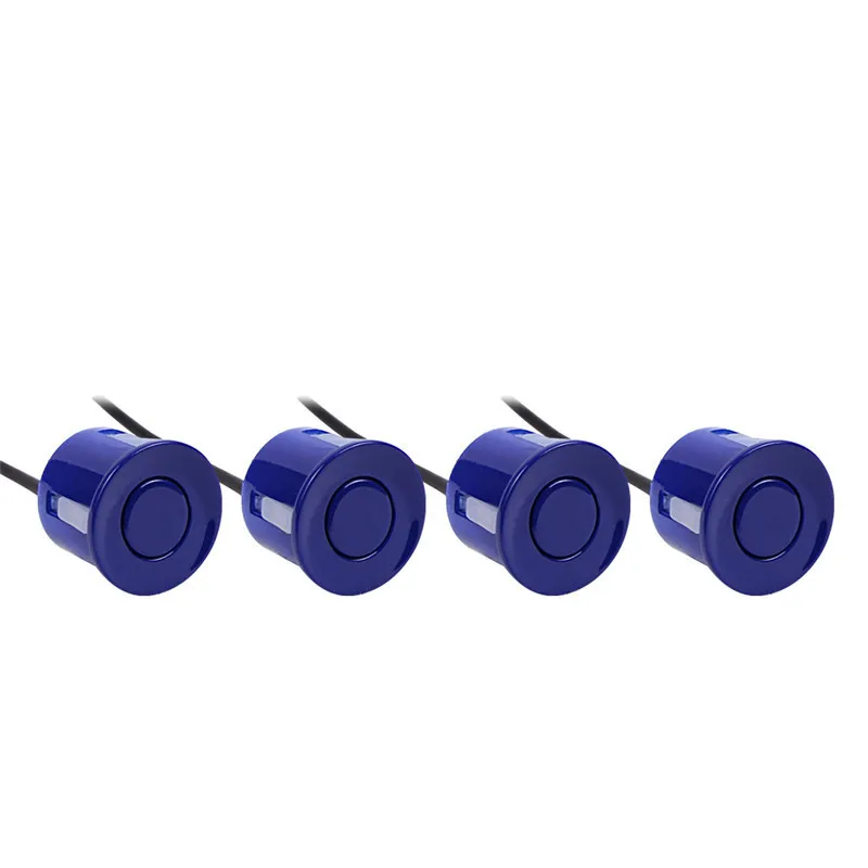 4pcs/lot Sensors Buzzer No Drill Hole Saw 22mm Car Parking Sensor Kit Reverse Radar Sound Alert Indicator System