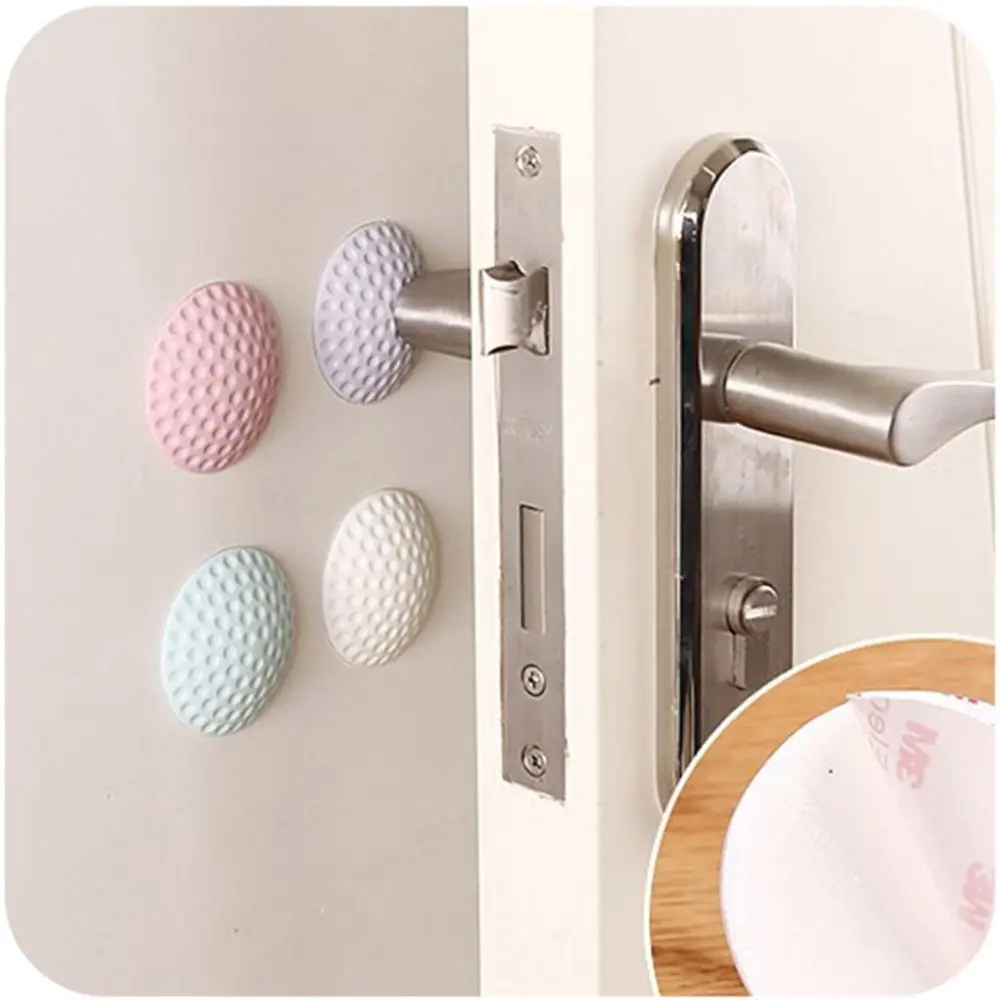 

After Wall Thickening Mute Golf Modelling Rubber Fender The Handle Door Lock Protective Pad Protection Wall Stick A