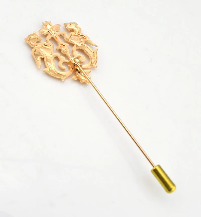 Мужская бутоньерка в виде дракона 3 цвета|shield brooch|chain broochlapel stick |