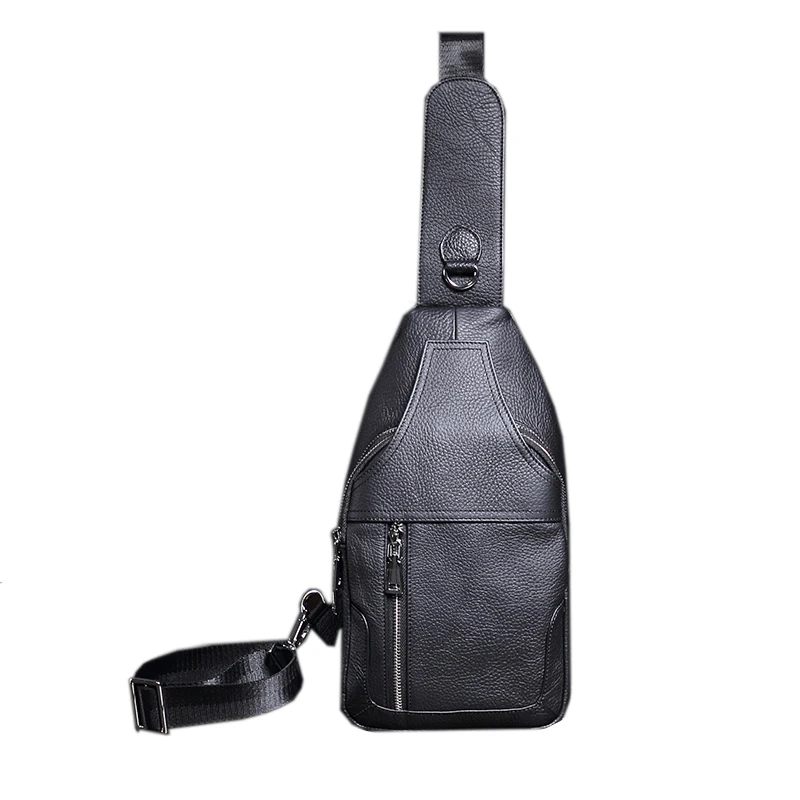 2017New Натуральная Кожа мужской Груди Сумки Мода мужская Грудь Сумка мужская|mens chest